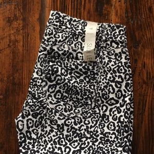 NWT Ann Taylor Modern Fit Cheetah Pant